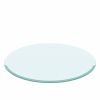 38.6" Inch Round Tempered Glass Table Top Clear Glass 2/5" Inch Thick Beveled Polished Edge