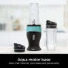 Fit Personal Single-Serve Blender, Aqua, Two 16-oz. Cups