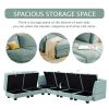 U_Style Modern Large U-Shape Modular Sectional Sofa, Convertible Sofa Bed with Reversible Chaise for Living Room, Storage Seat