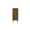 Manhattan Comfort Bradley 53.54 Buffet Stand with 4 Shelves in Rustic Brown