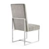 Manhattan Comfort Element Steel Velvet Dining Chair