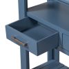 U_STYLE 62.2'' Modern Console Table Sofa Table for Living Room with 4 Drawers and 2 Shelves