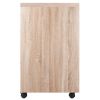Kenner File Cabinet; 2-Drawer; Reclaimed Wood and White