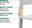 Bookshelf, Ladder Shelf, 4 Tier Tall Bookcase, Modern Open Book Case for Bedroom, Living Room, Office (White)