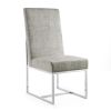 Manhattan Comfort Element Steel Velvet Dining Chair