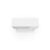 Manhattan Comfort Liberty 42.52" Mid-Century Modern TV Stand with 2 Shelves and 1 Door in White