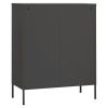 Storage Cabinet Anthracite 31.5"x13.8"x40" Steel