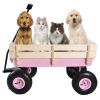 Outdoor&nbsp;Wagon&nbsp;All&nbsp;Terrain&nbsp;Pulling&nbsp;w/Wood&nbsp;Railing&nbsp;Air&nbsp;Tires&nbsp;Children&nbsp;Kid&nbsp;Garden