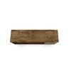 Manhattan Comfort Liberty 53.14" Mid-Century Modern TV Stand with 5 Shelves and 1 Door in Rustic Brown with Solid Wood Legs
