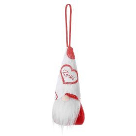 Love Faceless Doll Hanging Piece For The Elderly Hanging Piece Pendant Holiday Gift (Option: Faceless White)
