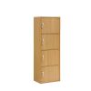 4-Shelf, 4-Door Bookcase