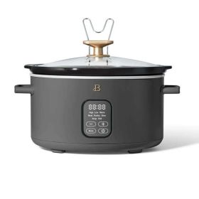 6 Qt Programmable Slow Cooker, Oyster Grey by Drew Barrymore (Color: Oyster Grey)