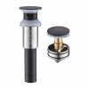 Sink Drain Stopper Bathroom 1.75 In;  Pop-Up Drain Stainless Steel With Overflow Anti-Clogging