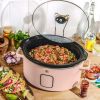 6 Qt Programmable Slow Cooker, Oyster Grey by Drew Barrymore