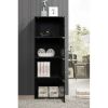 4-Shelf, 4-Door Bookcase