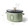 6 Qt Programmable Slow Cooker, Oyster Grey by Drew Barrymore