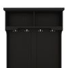 Hall Tree with Storage Shoe Bench for Entryway and Hallway, 4-in-1 Design Coat Racks with 4 Hooks for Living Room