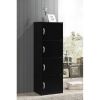 4-Shelf, 4-Door Bookcase