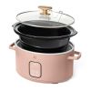 6 Qt Programmable Slow Cooker, Oyster Grey by Drew Barrymore