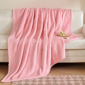 Bejirog Air Conditioning Berber Fleece Blanket (Option: Pink-180x220cm)