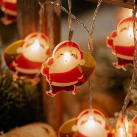 LED String Light Holiday Decoration (Option: Backpack Old Man Head-6 M 40 Lights USB)